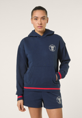 Hoodie À Imprimé Décontracté - Iris Noir