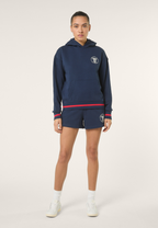 Hoodie À Imprimé Décontracté - Iris Noir