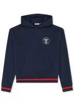 Hoodie À Imprimé Décontracté - Iris Noir