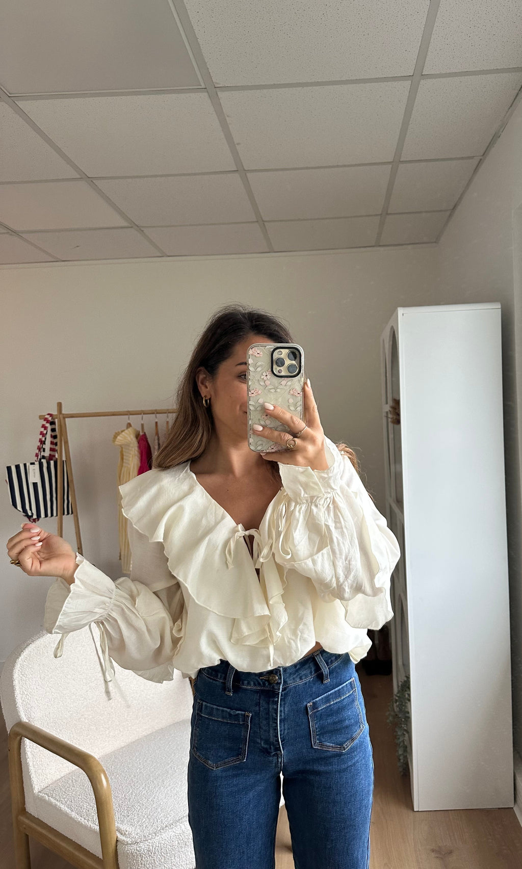 Iris Blouse Ecru