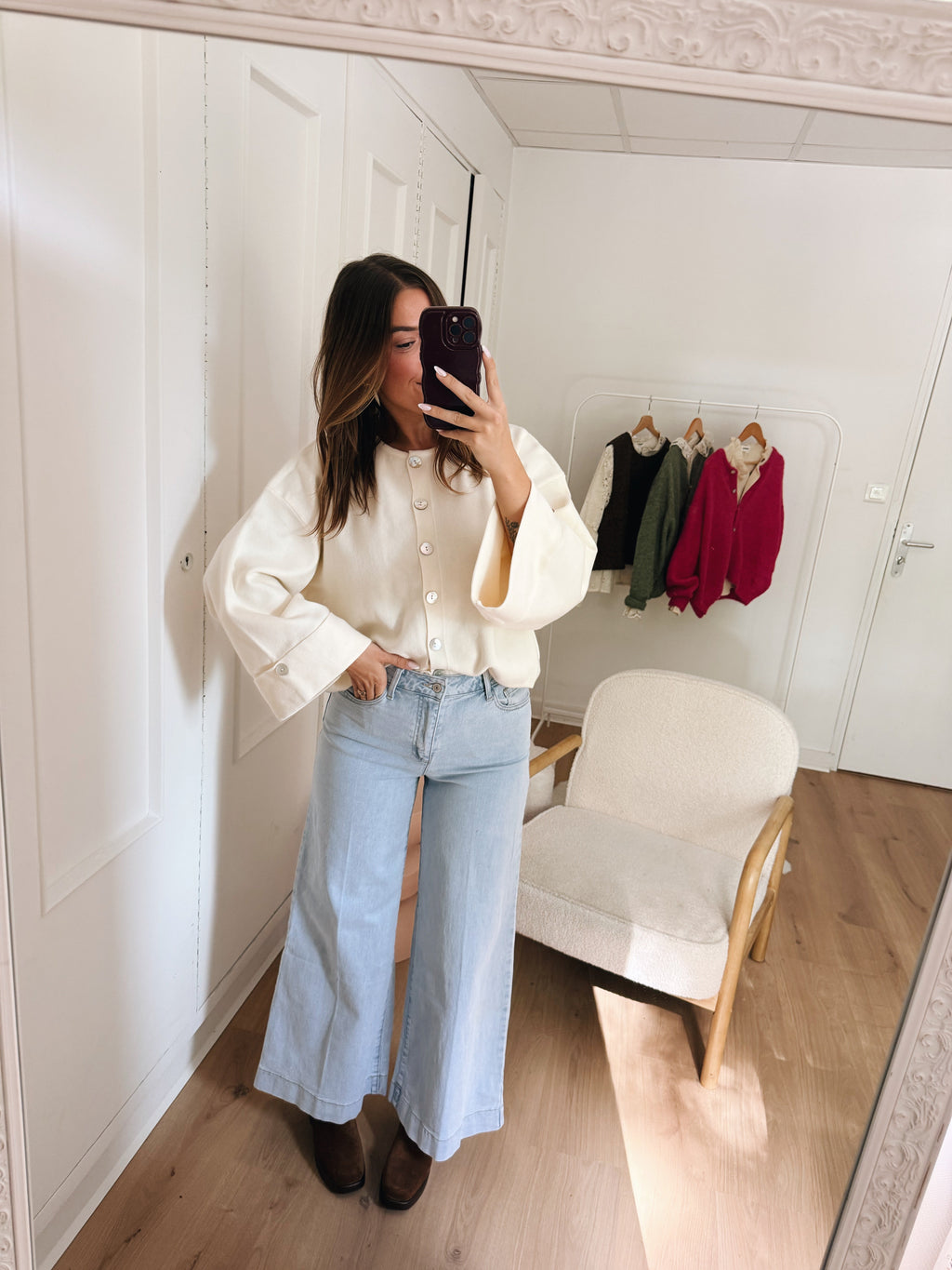 Cardigan Judith Blanc Cassé