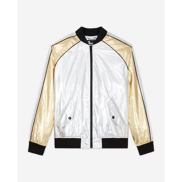 The Kooples - Bomber - Dorado Y Plateado - Mujer