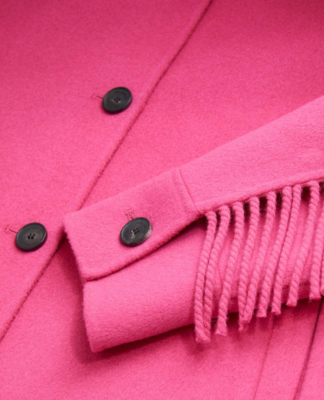 The Kooples - Veste En Laine - Rose - Femme