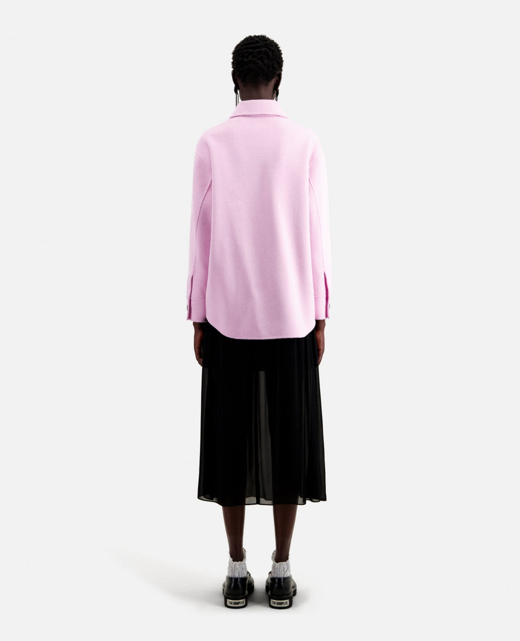 The Kooples - Chaqueta de Lana - Rosa - Mujer