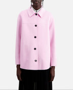 The Kooples - Chaqueta de Lana - Rosa - Mujer