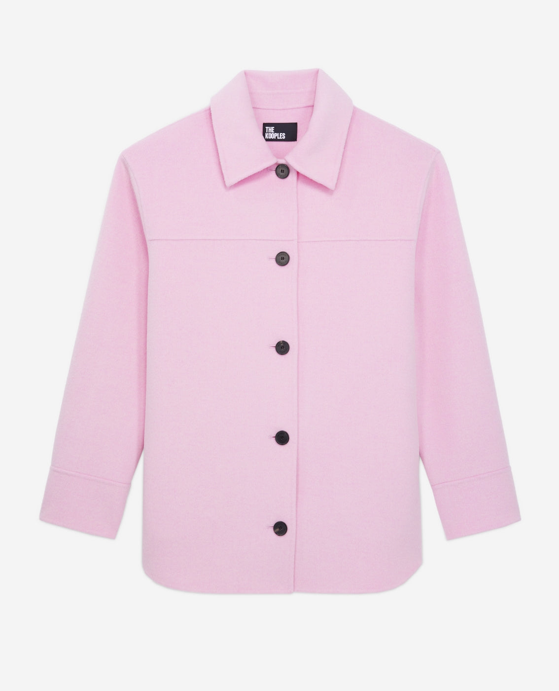 The Kooples - Chaqueta de Lana - Rosa - Mujer