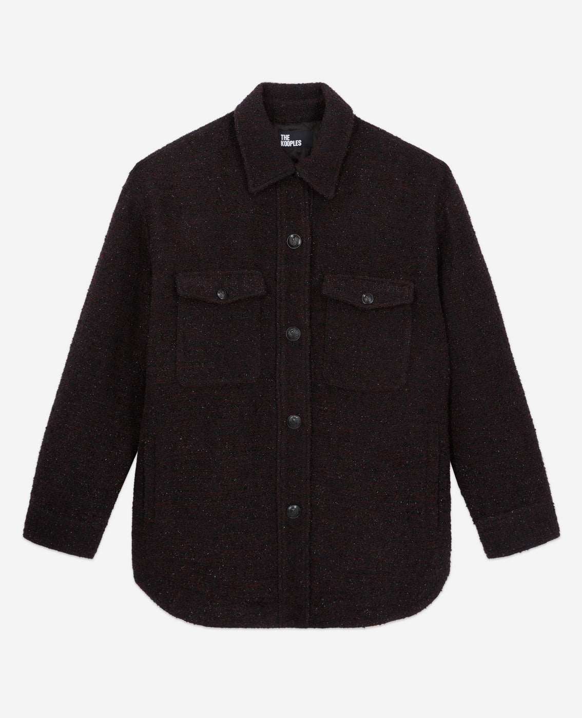 The Kooples - Surchemise - Noir Chiné - Femme