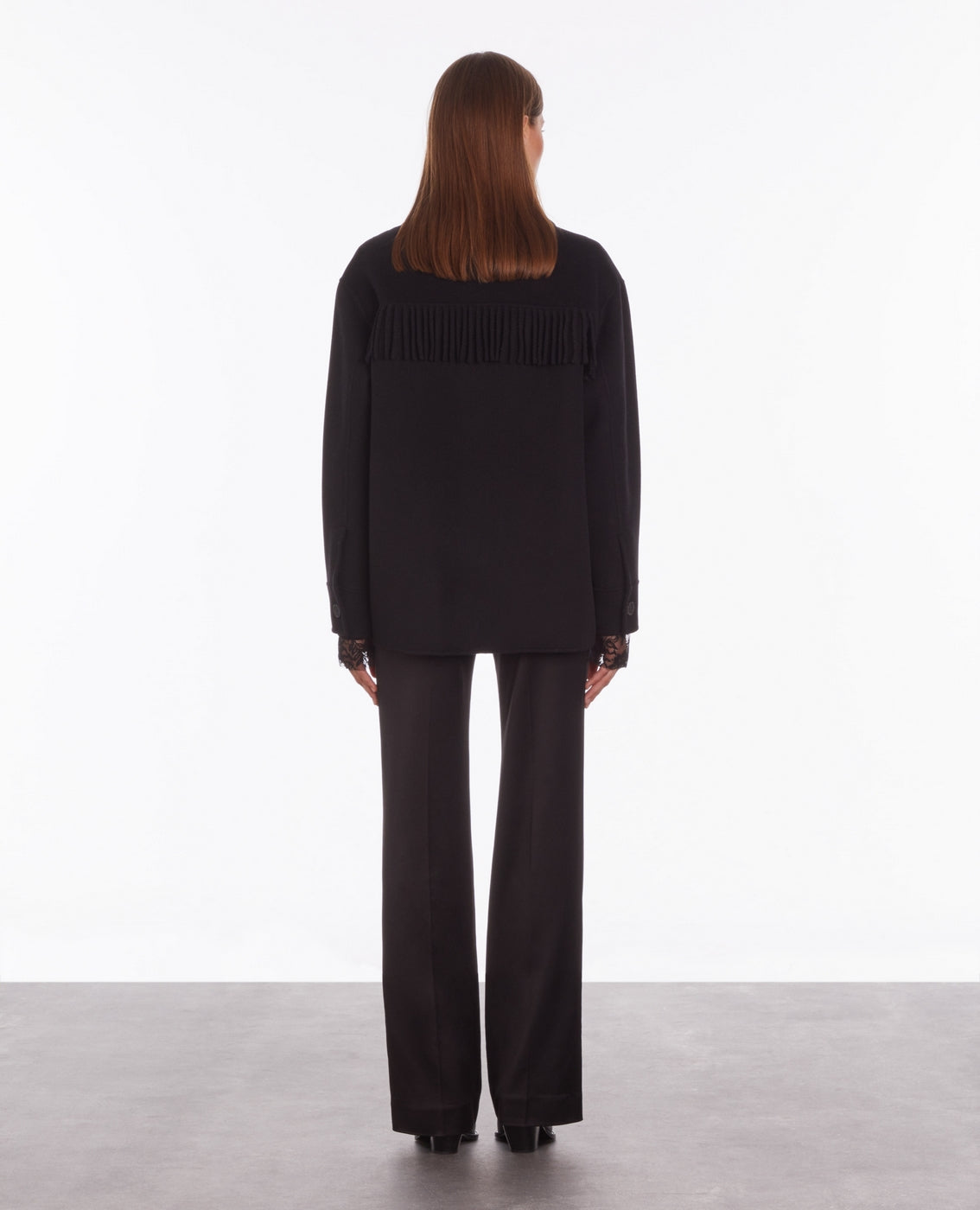 The Kooples - Veste En Laine - Noir - Femme