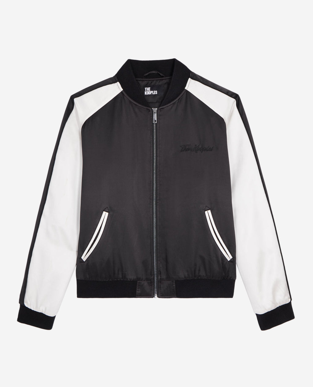 The Kooples - Blouson Satin Et Broderie Dragon