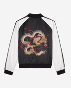 The Kooples - Blouson Satin Et Broderie Dragon