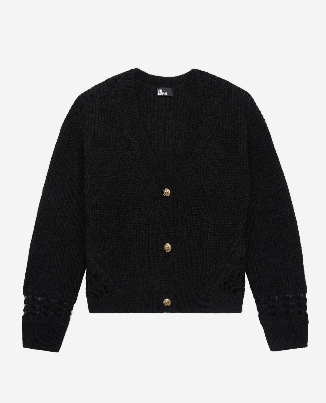 The Kooples - Chaleco de Lana - Negro - Mujer