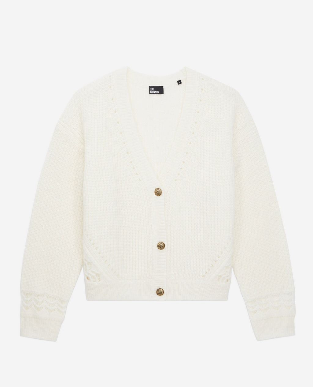 The Kooples - Gilet En Laine - Écru - Femme
