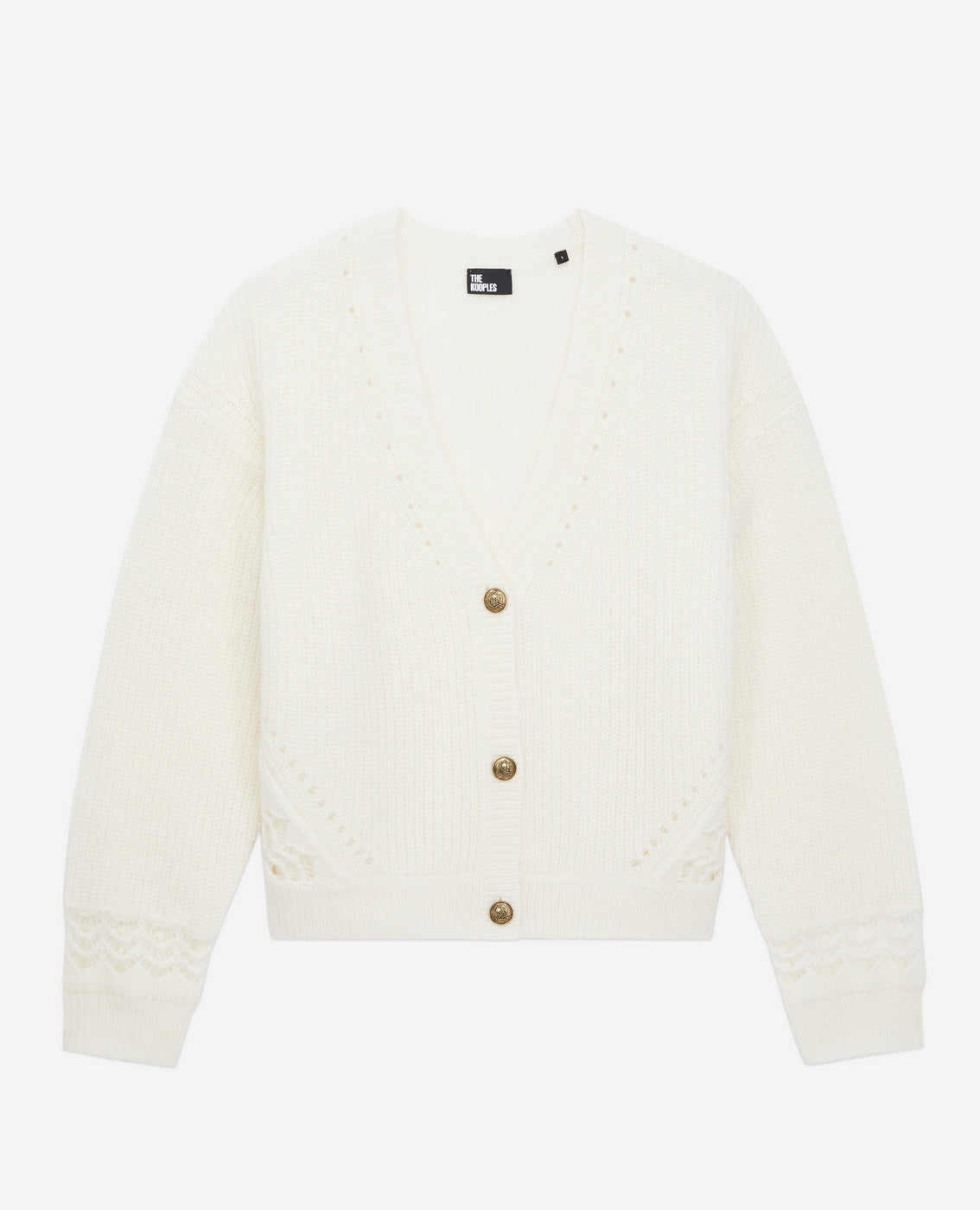 The Kooples - Gilet En Laine - Écru - Femme