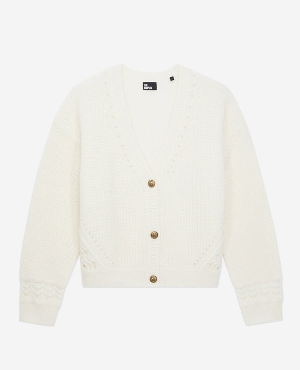 The Kooples - Gilet En Laine - Écru - Femme