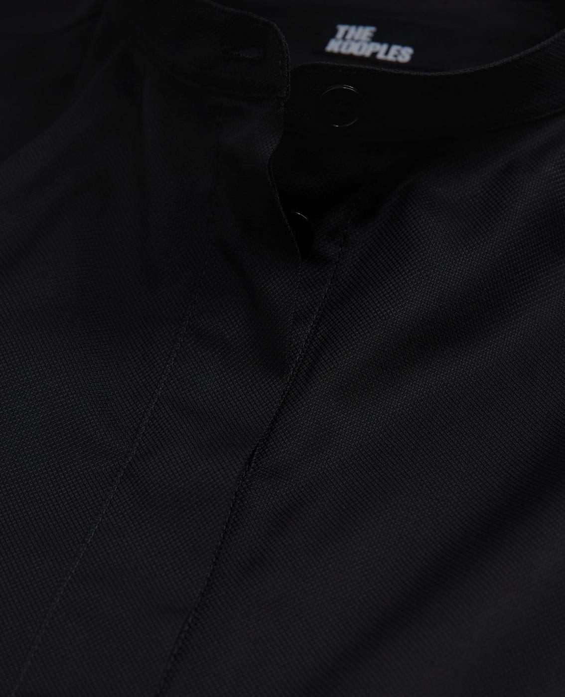 The Kooples - Chemise Sans Col Detail Patte Cachee - Femme