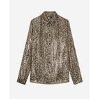 The Kooples - Blusa Entallada - Negro Y Marrón - Mujer