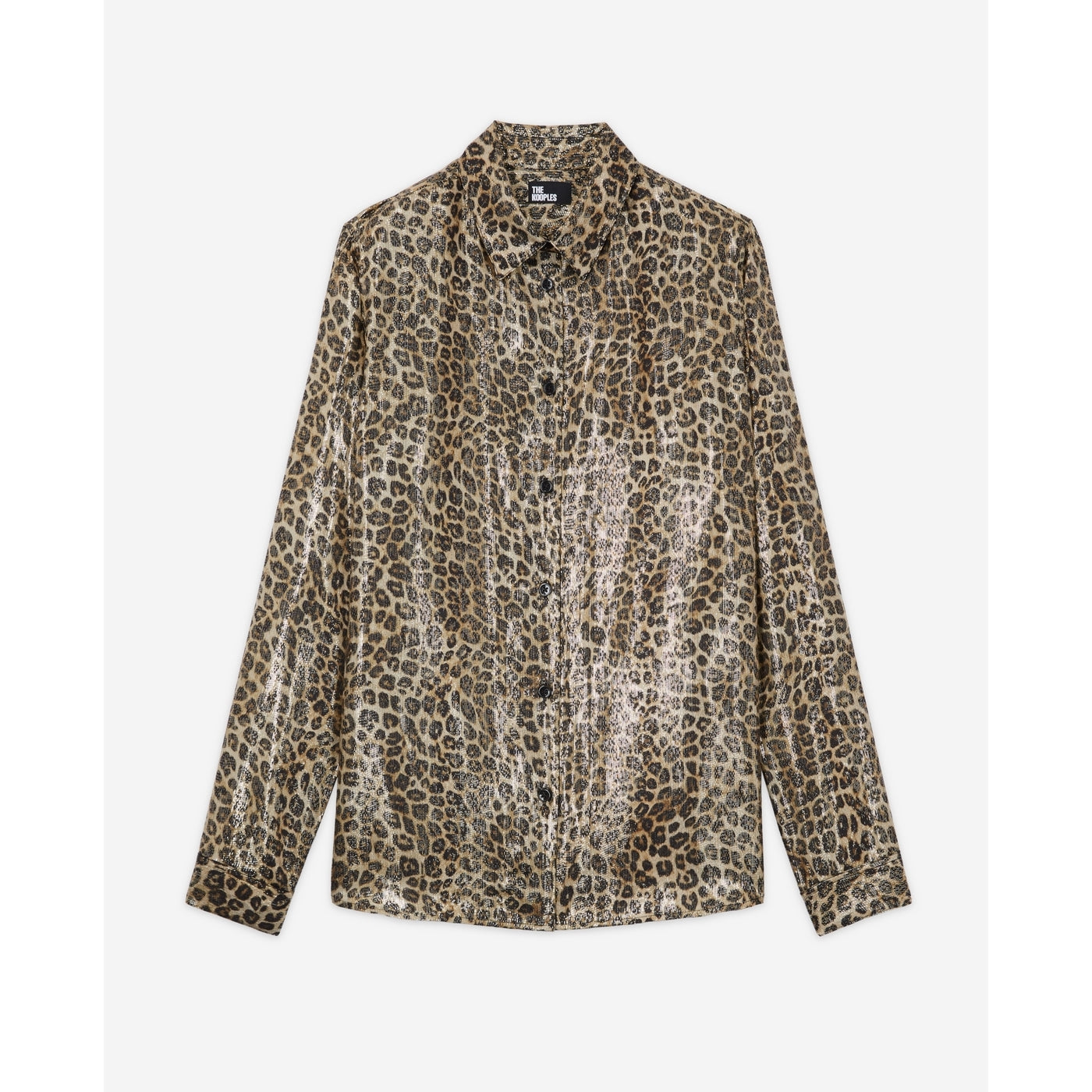 The Kooples - Blusa Entallada - Negro Y Marrón - Mujer