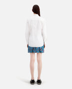 The Kooples - Camisa de manga larga con detalle de cuello plisado - Mujer