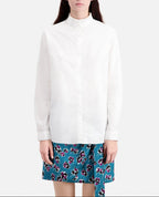 The Kooples - Camisa de manga larga con detalle de cuello plisado - Mujer