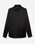 The Kooples - Chemise En Satin De Soie Manches Longues