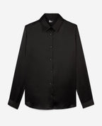 The Kooples - Chemise En Satin De Soie Manches Longues