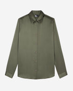 The Kooples - Chemise En Satin De Soie Manches Longues