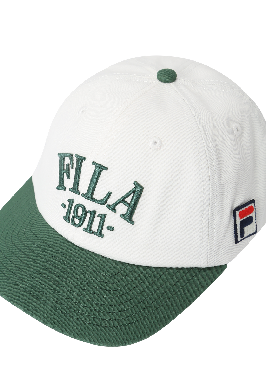 Gorra snapback desestructurada de 6 paneles - Egret-Bouquet Green