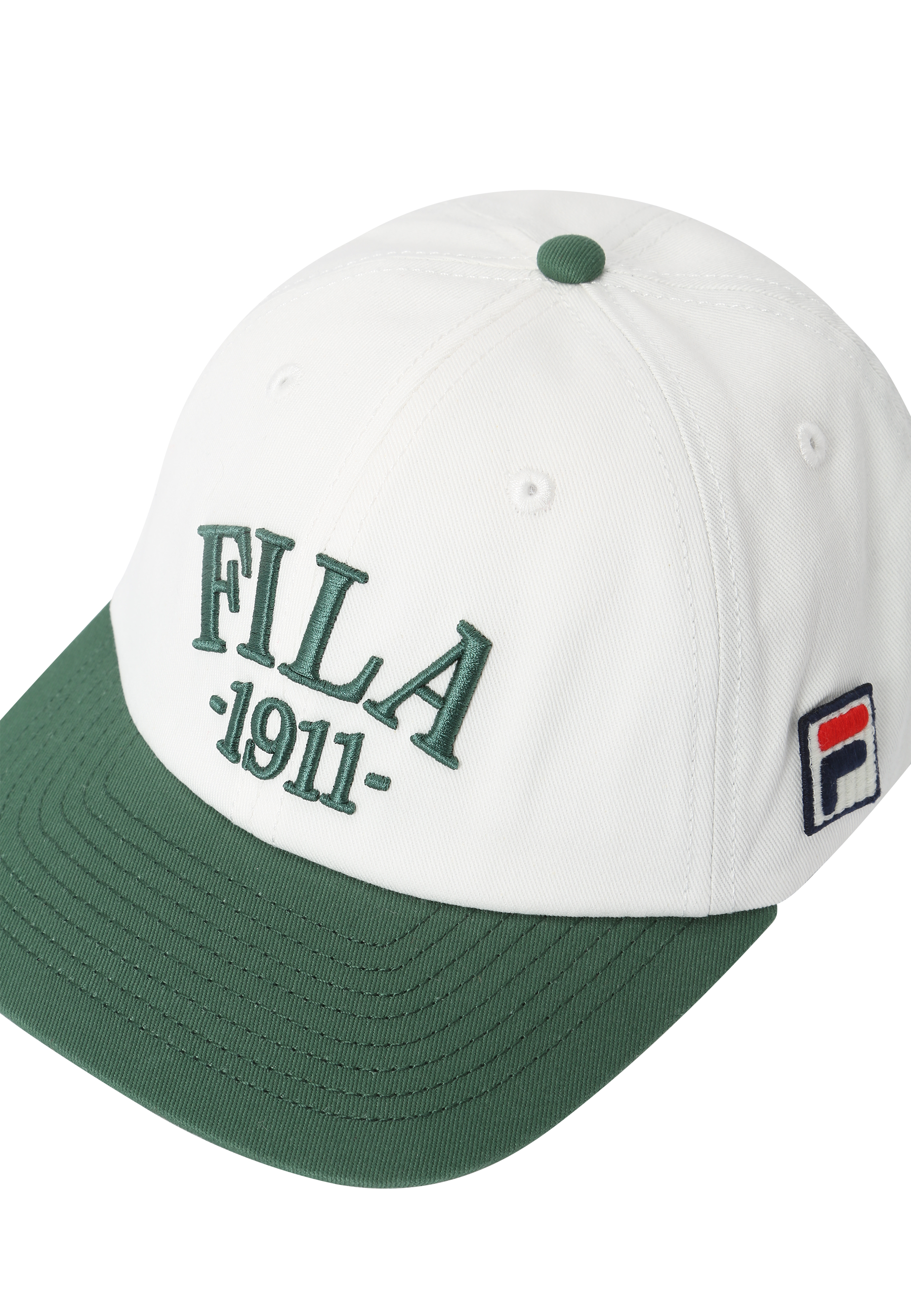 Gorra snapback desestructurada de 6 paneles - Egret-Bouquet Green