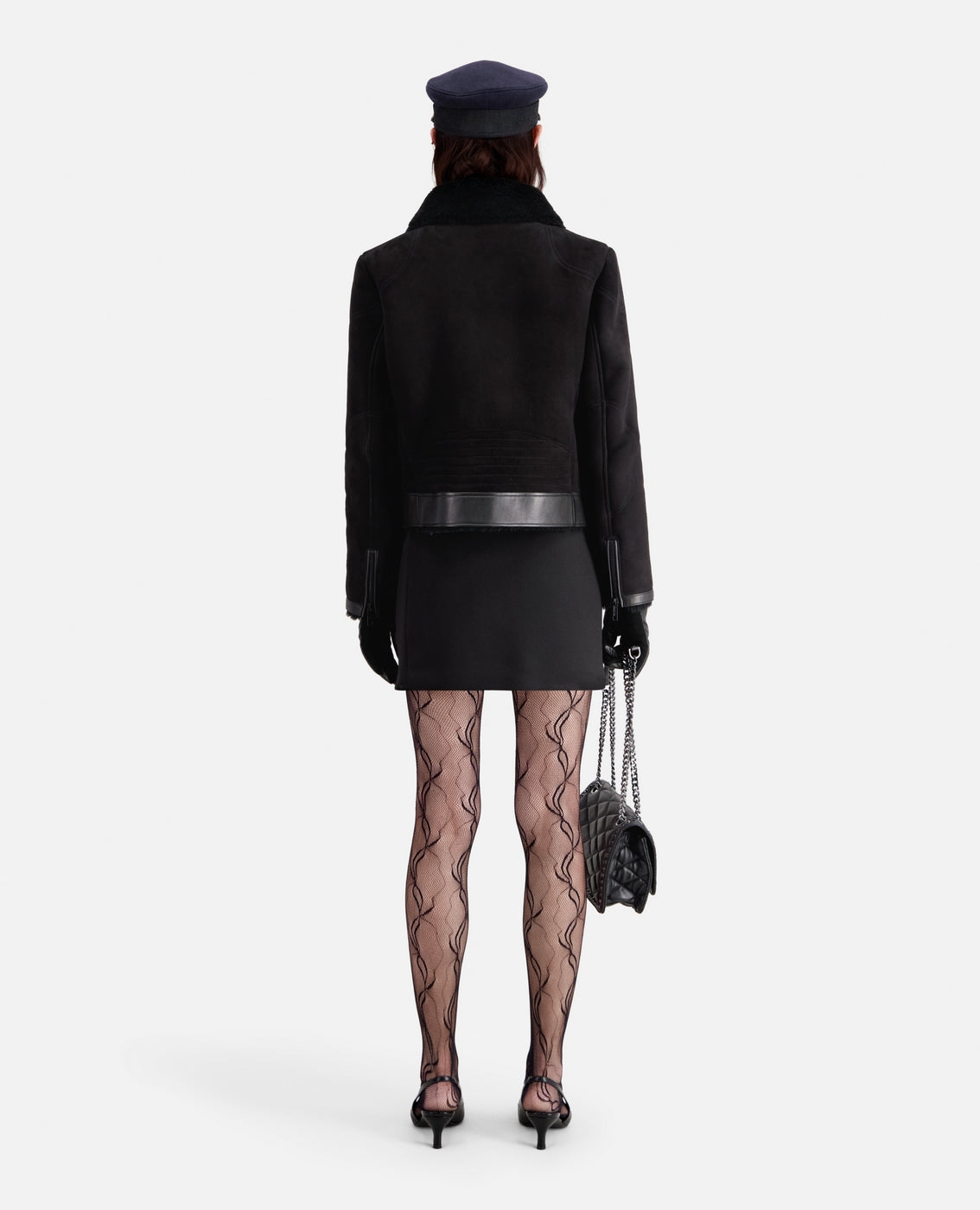 The Kooples - Veste En Cuir De Mouton - Noir - Femme