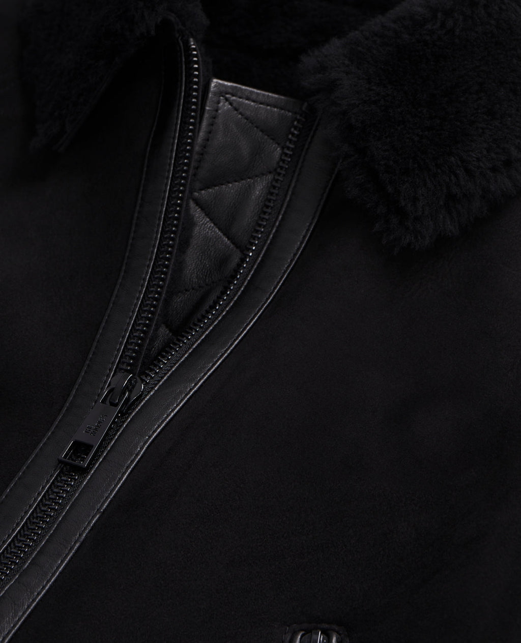 The Kooples - Veste En Cuir De Mouton - Noir - Femme