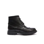 Frank Daniel - Bottes À Lacets Et Ailerons - Noir - Femme