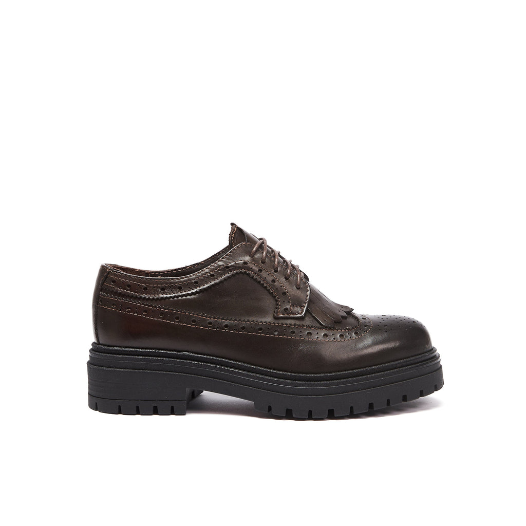 Frank Daniel - Casquette Aile Derby - Marron Foncé - Femme