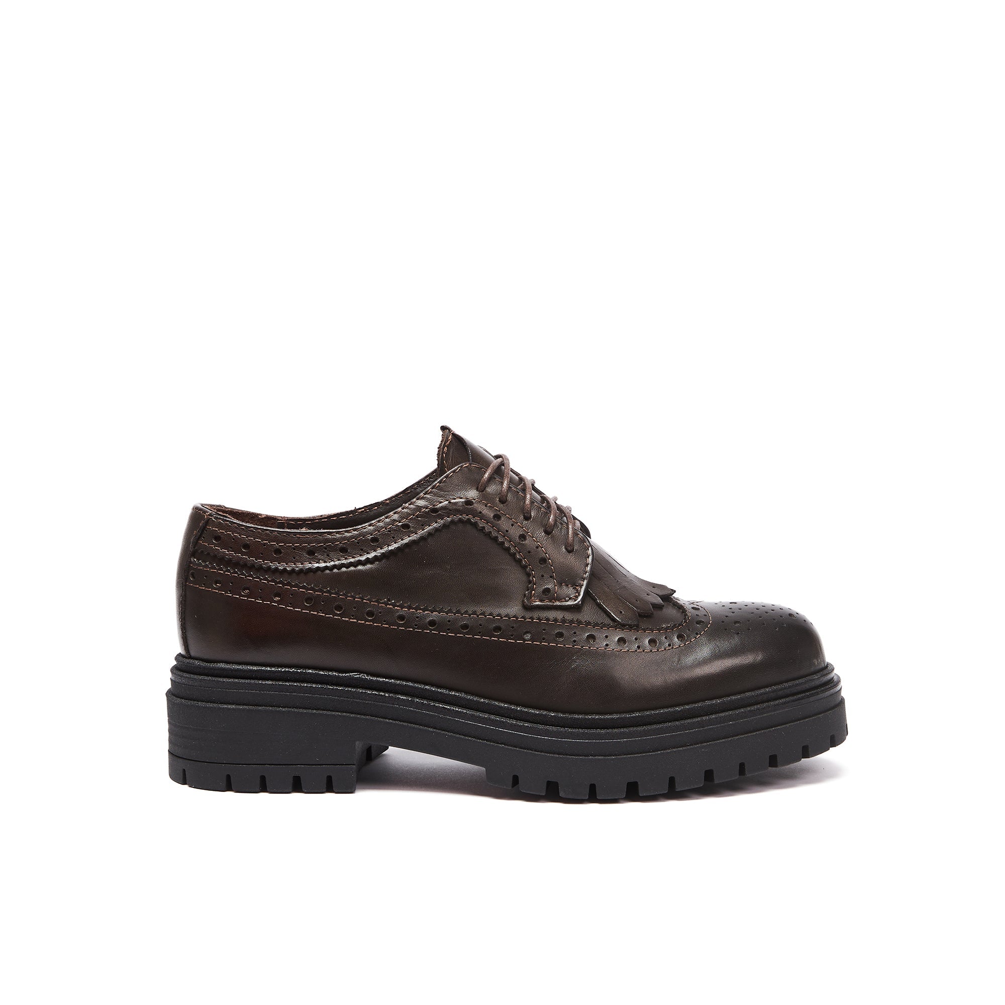 Frank Daniel - Casquette Aile Derby - Marron Foncé - Femme