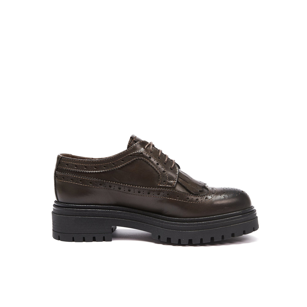 Frank Daniel - Casquette Aile Derby - Marron Foncé - Femme