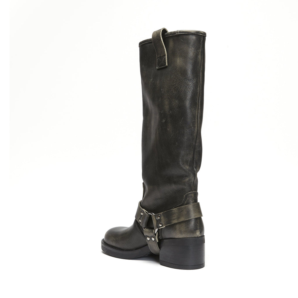 Frank Daniel - Biker Boots - Black - Women