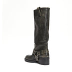 Frank Daniel - Biker Boots - Black - Women