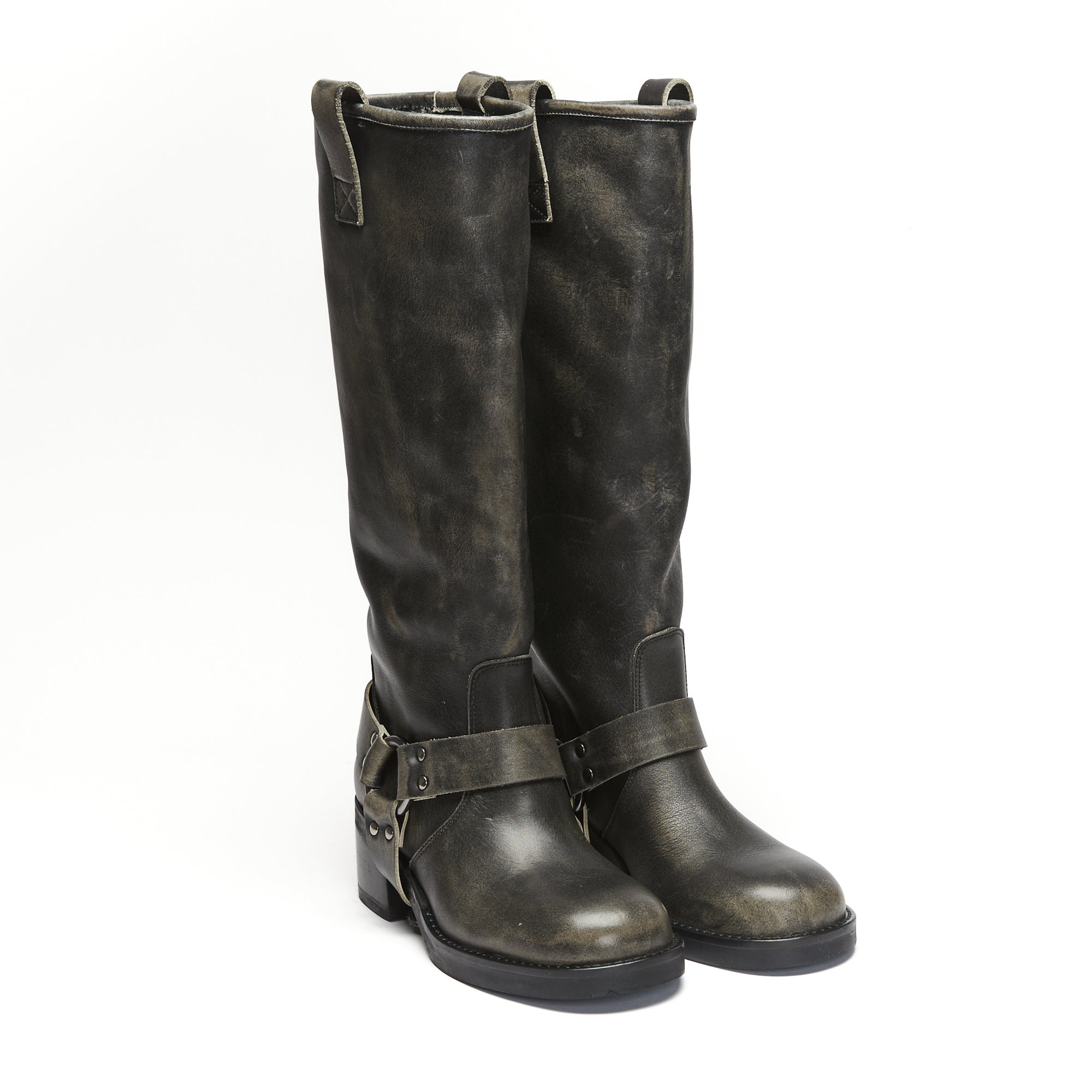 Frank Daniel - Biker Boots - Black - Women