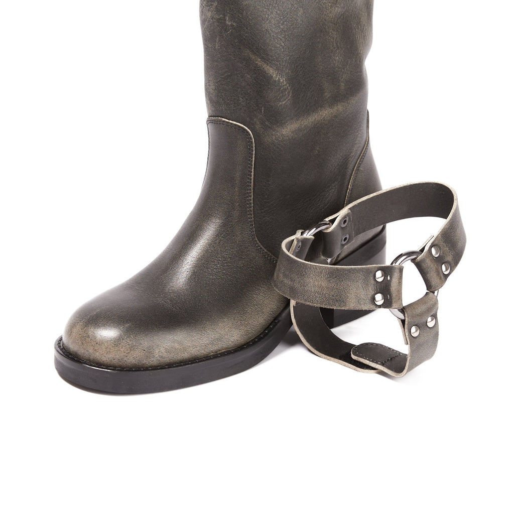Frank Daniel - Biker Boots - Black - Women
