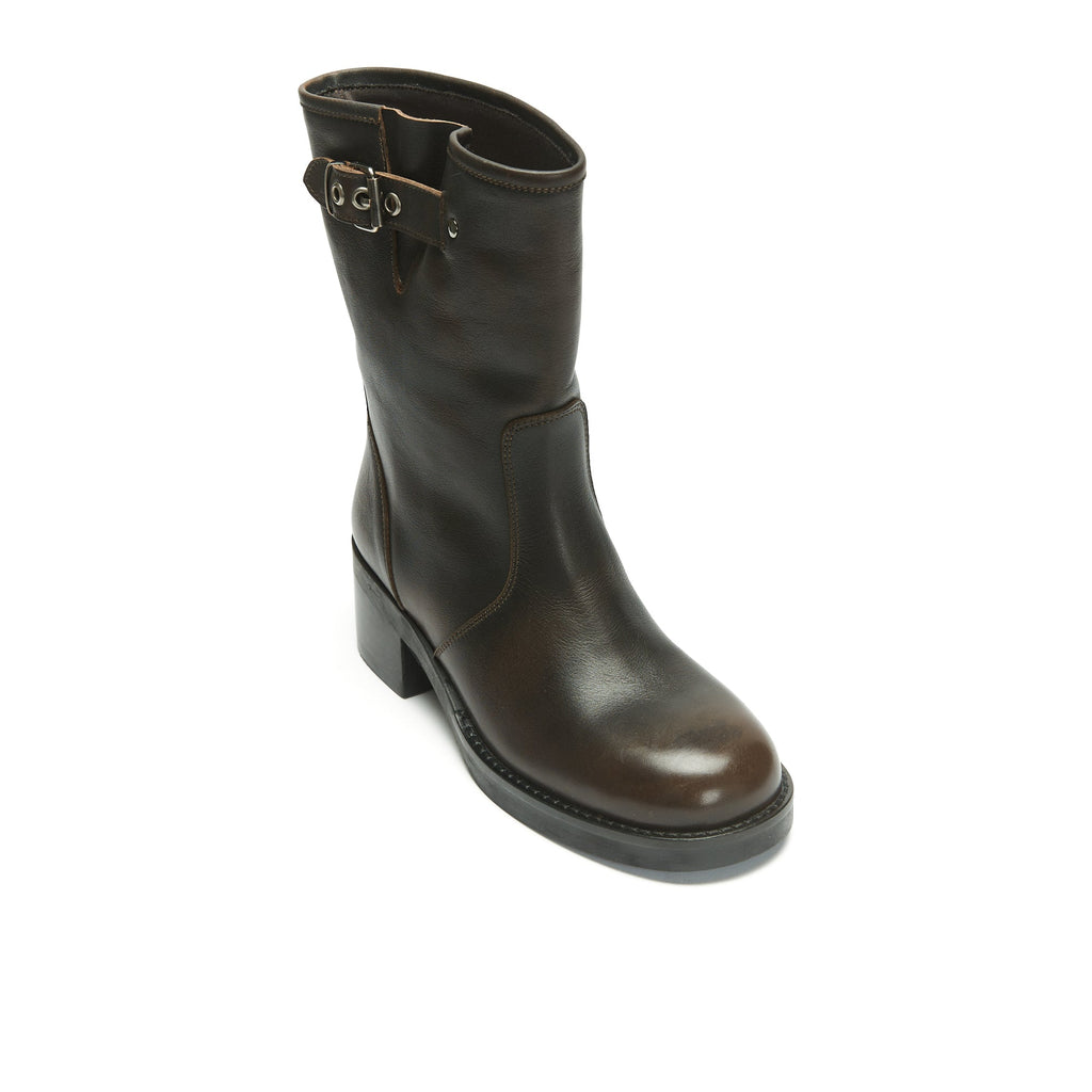 Frank Daniel - Bottes De Motarde - Marron - Femme
