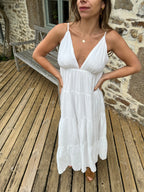 Vestido Largo Louisa - Blanco