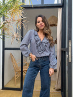 Blouse Stella Vichy Bleu Marine