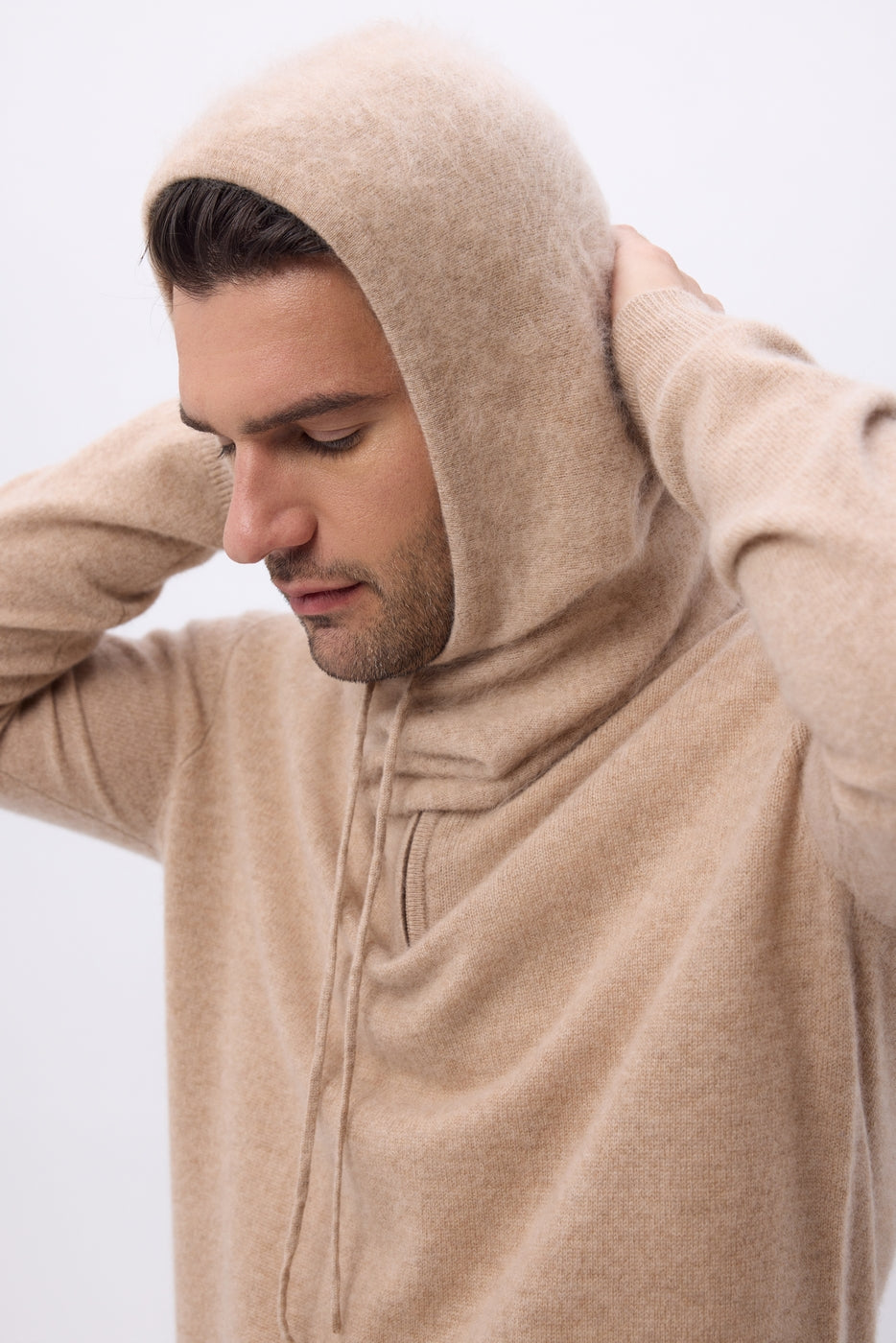 Balaclava – Brushed Cashmere Feather - Crèmebeige - Uniseks