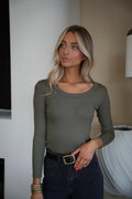 Pull Fin Polly - Kaki
