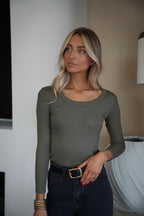 Pull Fin Polly - Kaki