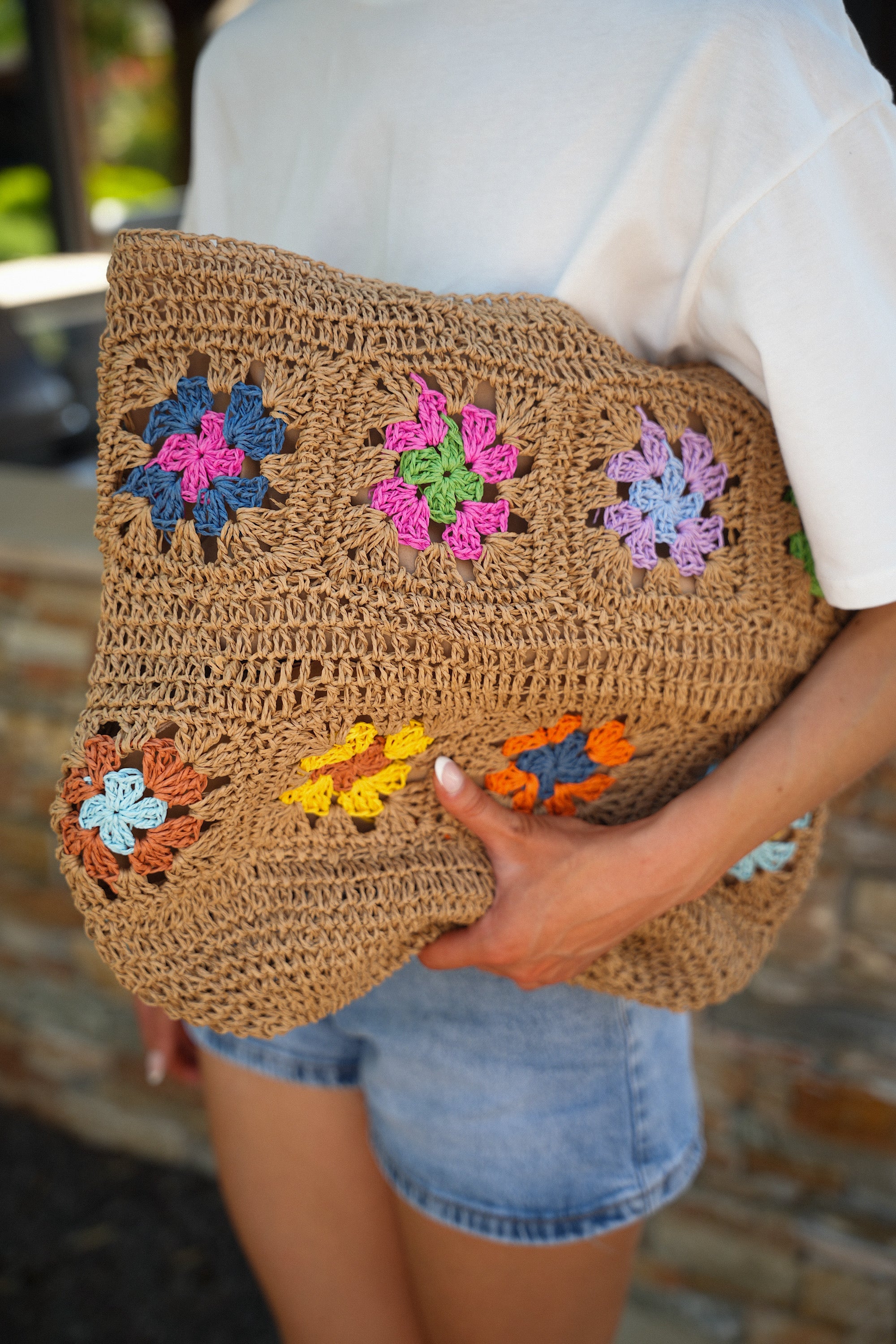 Sac En Paille Xena - Beige