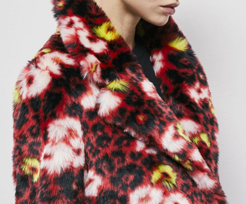The Kooples - Manteau - Rouge Et Noir - Femme