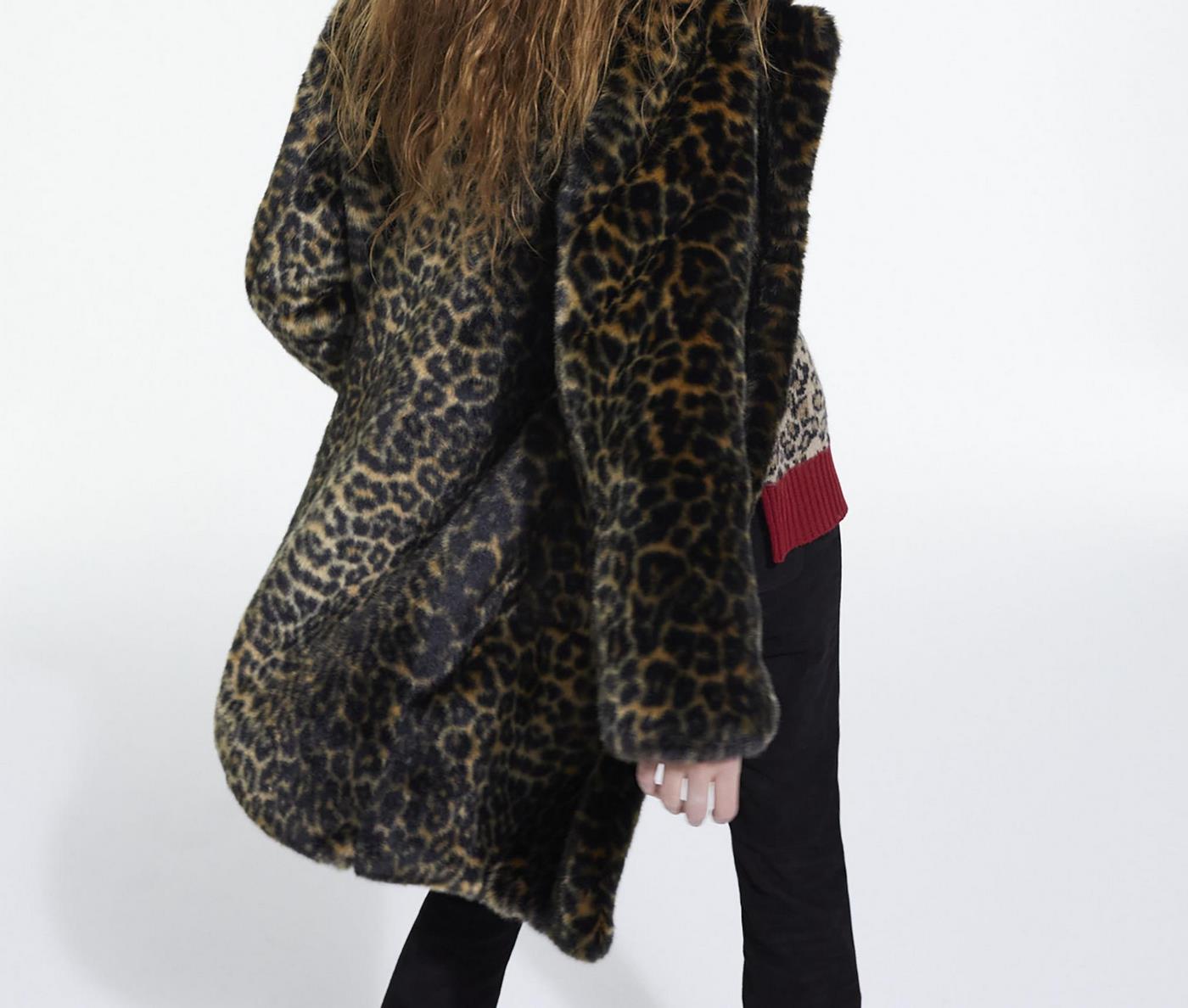 The Kooples - Fausse Fourrure Leopard - Femme