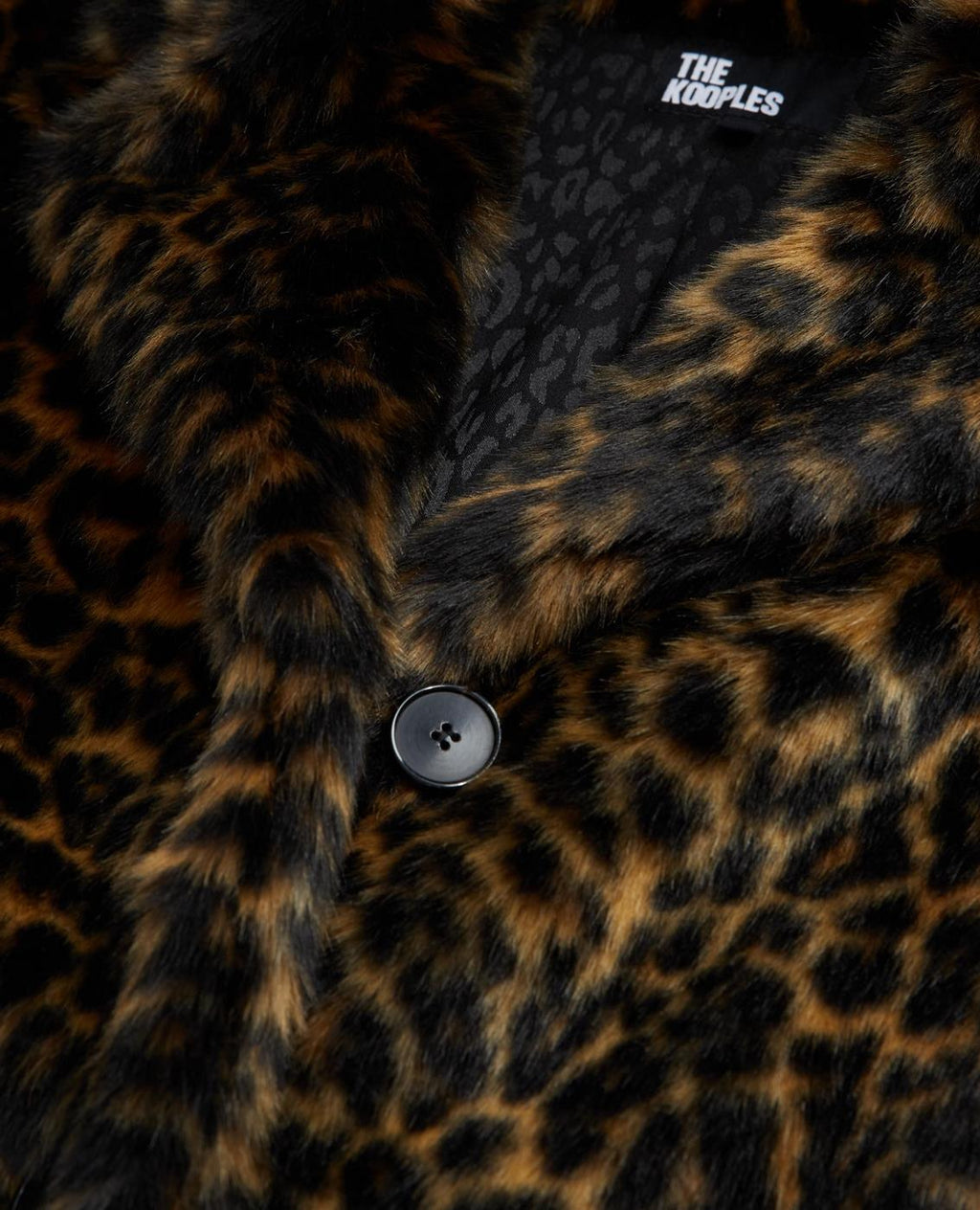 The Kooples - Fausse Fourrure Leopard - Femme
