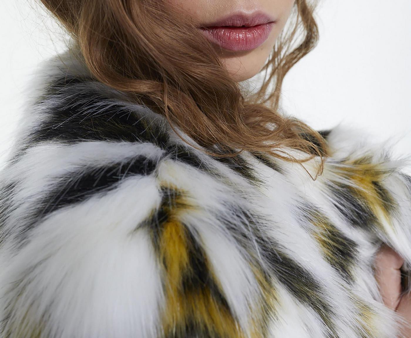 The Kooples - Fausse Fourrure Manches Longues - Femme