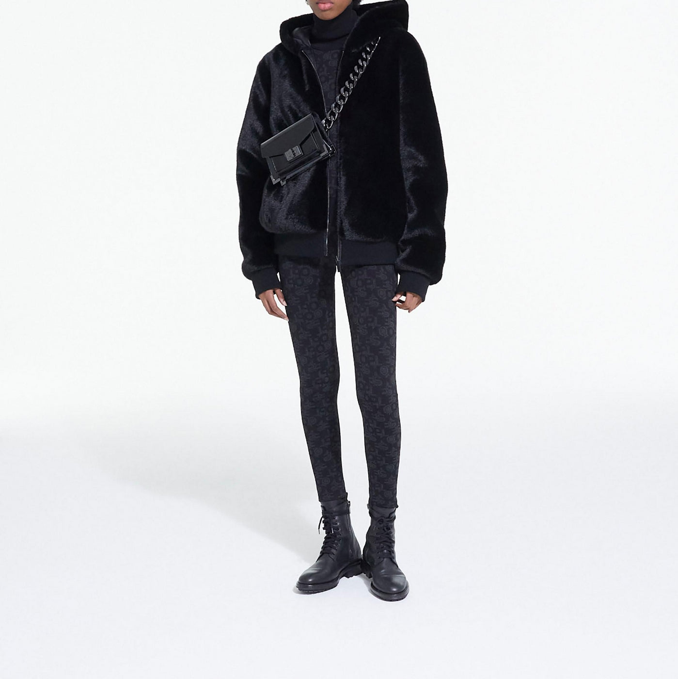 The Kooples - Veste Reversible Fausse Fourrure Et Nylon - Femme